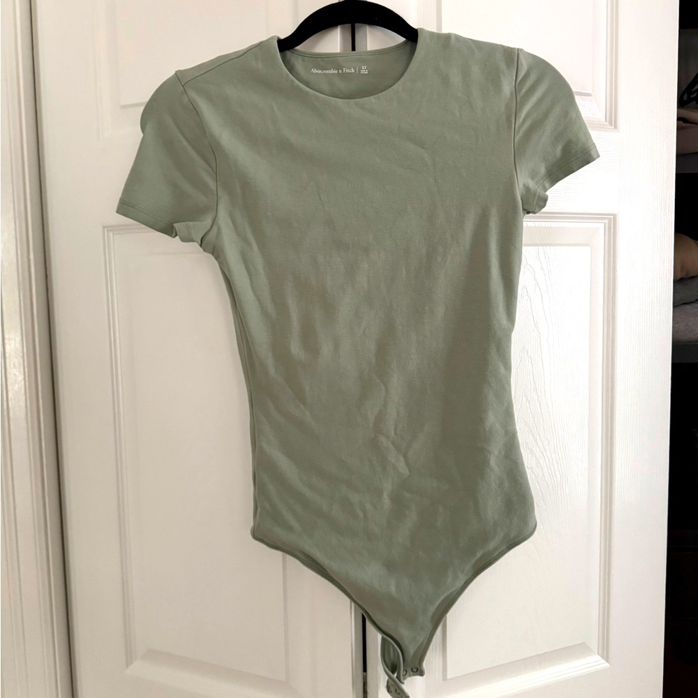 Women's Green Bodysuit Top